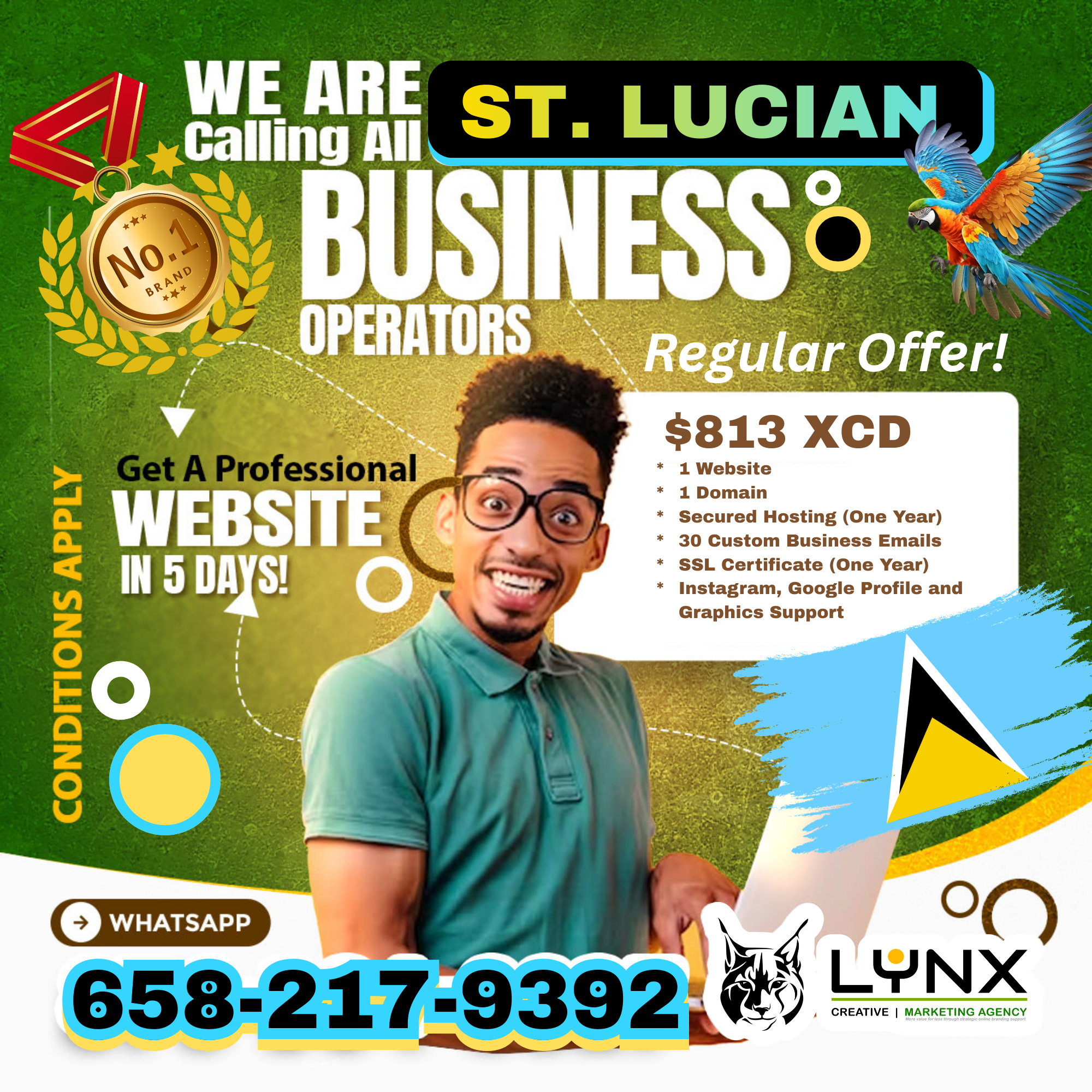 St. Lucia π±π¨ Website Setup