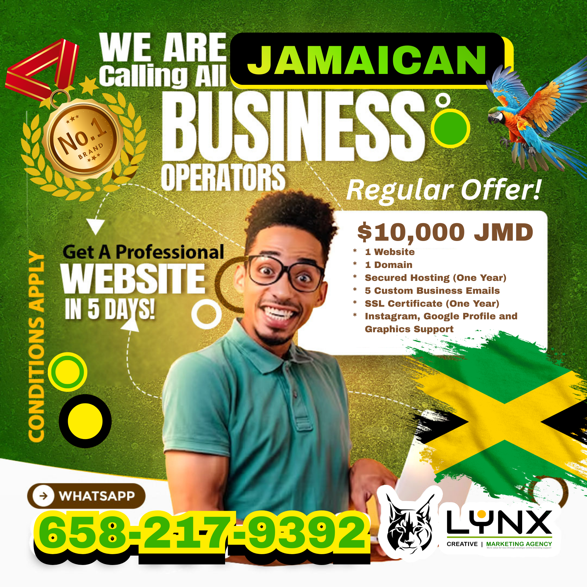 Jamaica π―π² Basic Website Setup