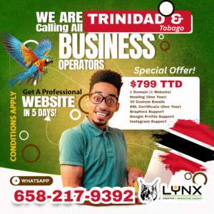 Trinidad & Tobago -Website Setup