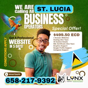 St. Lucia -Website Setup